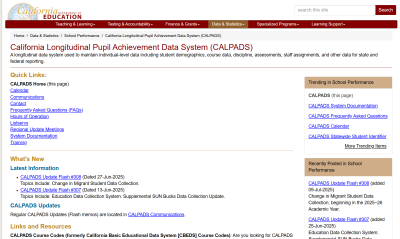 Calpads site image